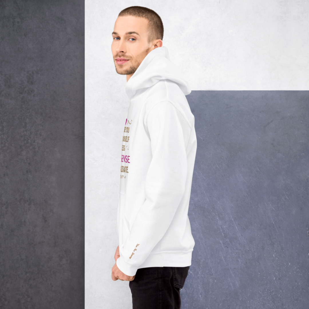 The More You Love Yourself - Unisex Hoodie (with Wrist Embroidery)