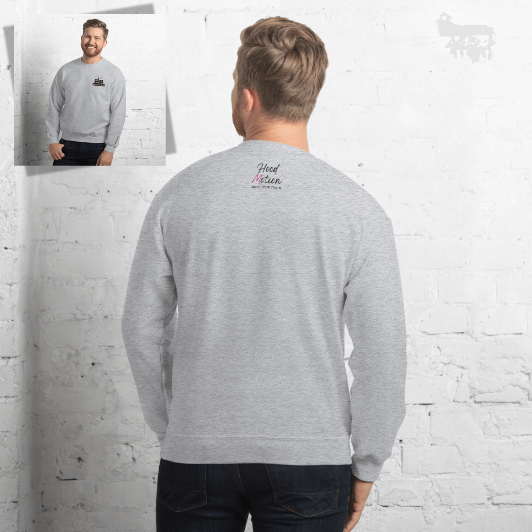 Let Go Of What You Can't Control - Unisex Sweatshirt (with Left Chest and Wrist Embroidery)