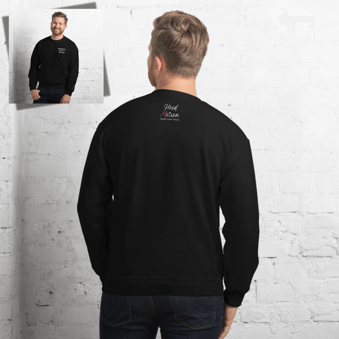 You Deserve The Love You Give v1 - Unisex Sweatshirt (with Left Chest and Wrist Embroidery)