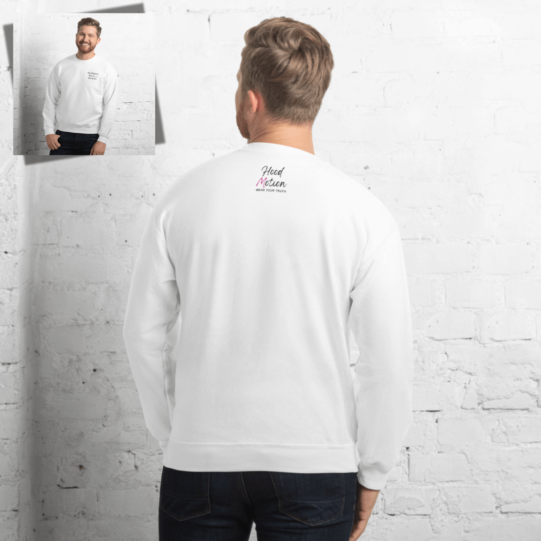 You Deserve The Love You Give v1 - Unisex Sweatshirt (with Left Chest and Wrist Embroidery)