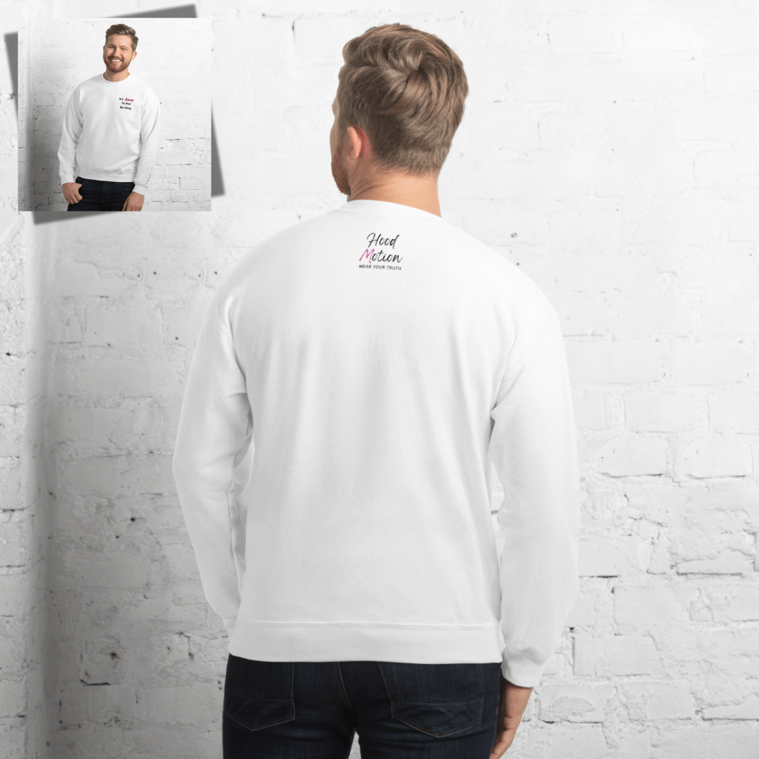 It's Okay to not be Okay v2 - Unisex Sweatshirt (with Left Chest and Wrist Embroidery)