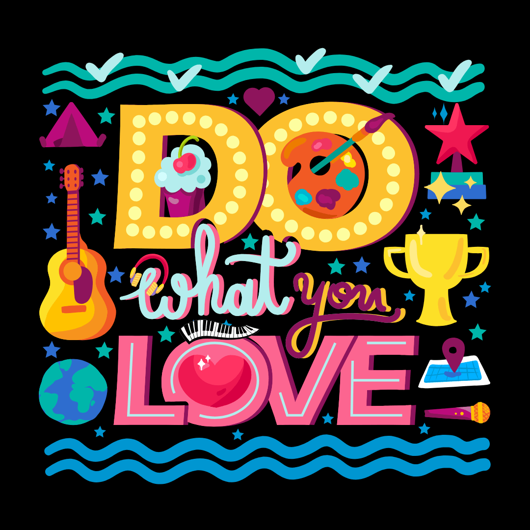 Do What You Love - Unisex Sweatshirt (with Left Chest and Wrist Embroidery + Back print)