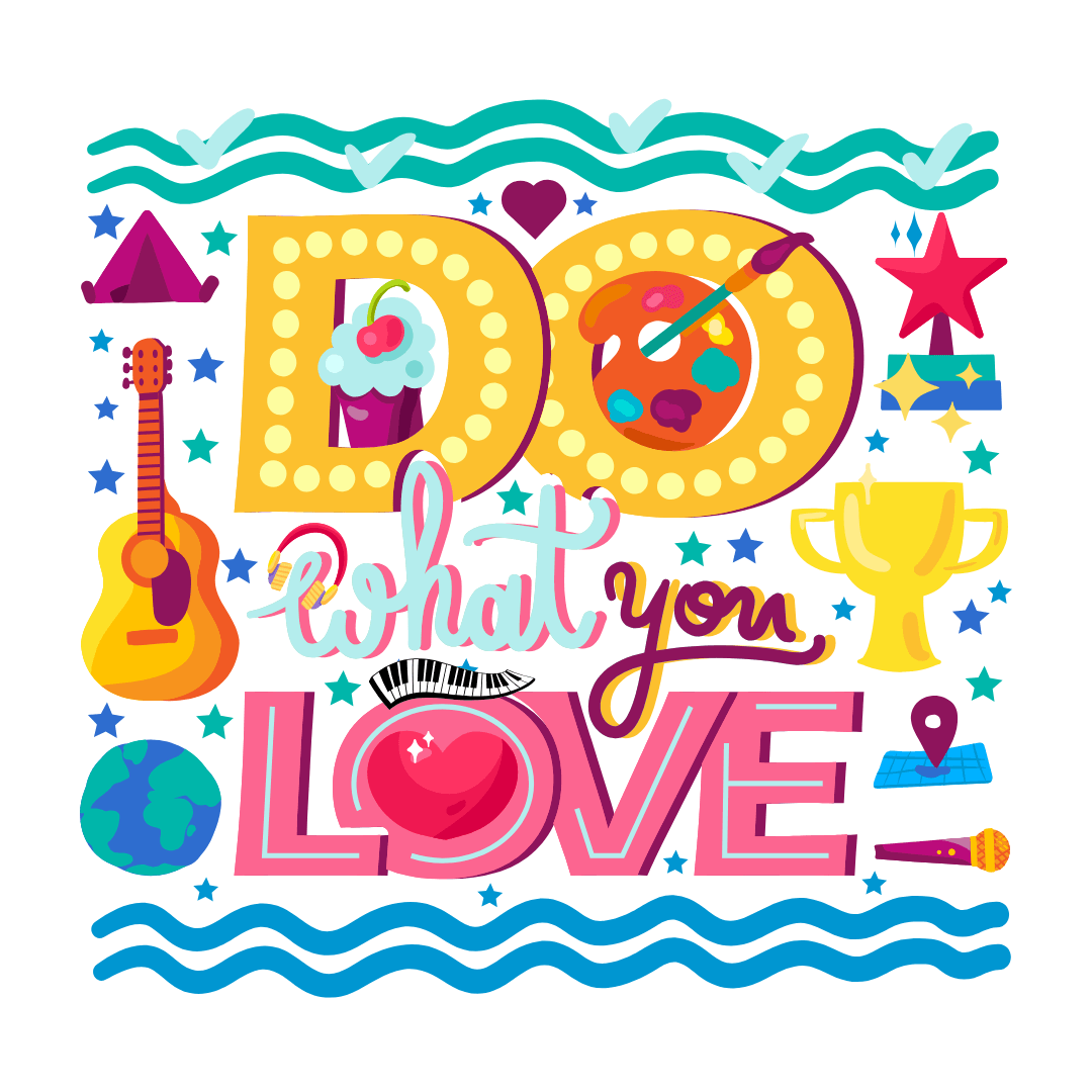 Do What You Love - Unisex Sweatshirt (with Left Chest and Wrist Embroidery + Back print)